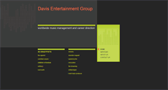 Desktop Screenshot of davisentertainmentgroup.com